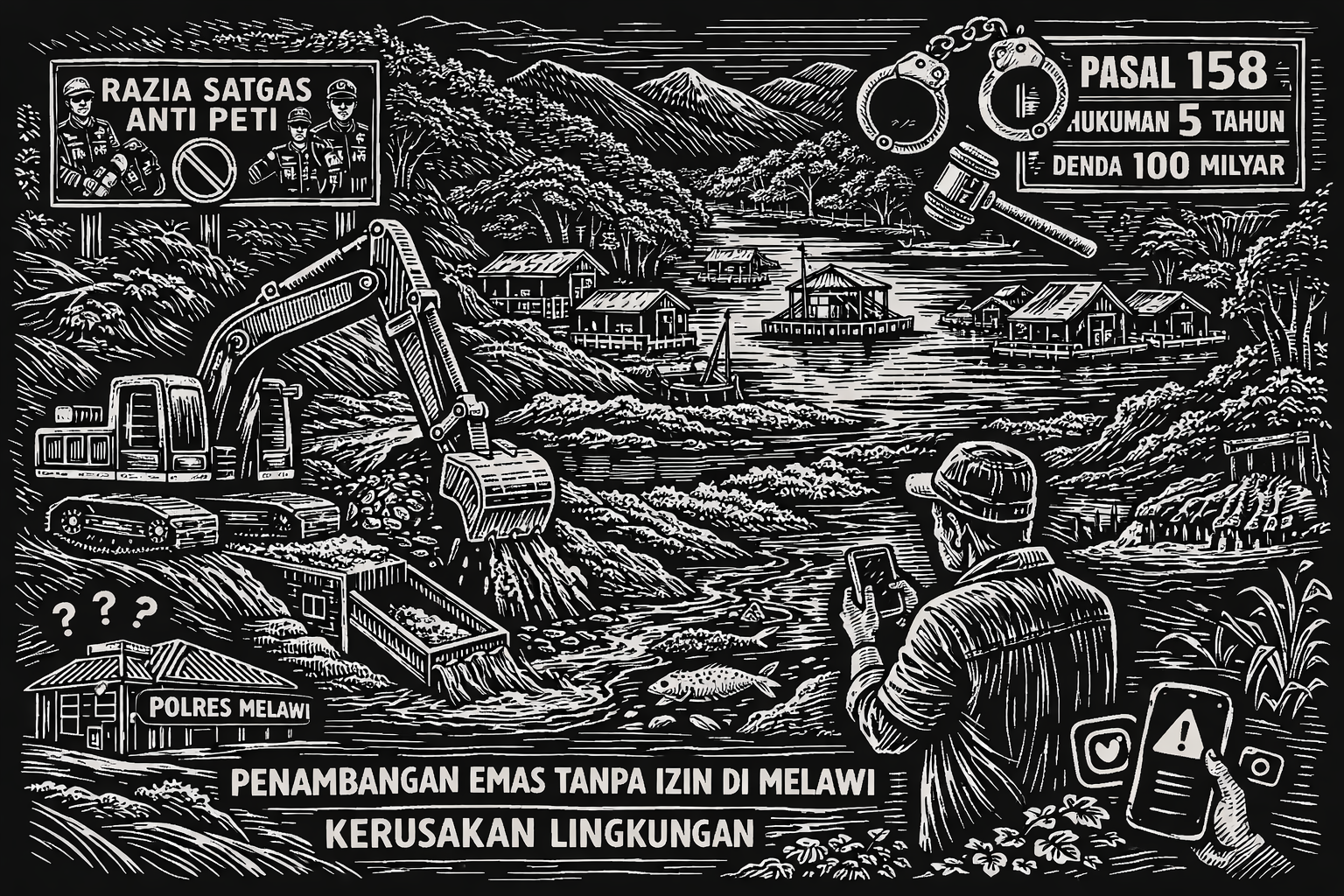 PETI Gunakan Excavator di Melawi Disorot Warga, Diduga Beroperasi Lama dan Picu Kerusakan Lingkungan file_0000000066287206b49daa85a81e5389